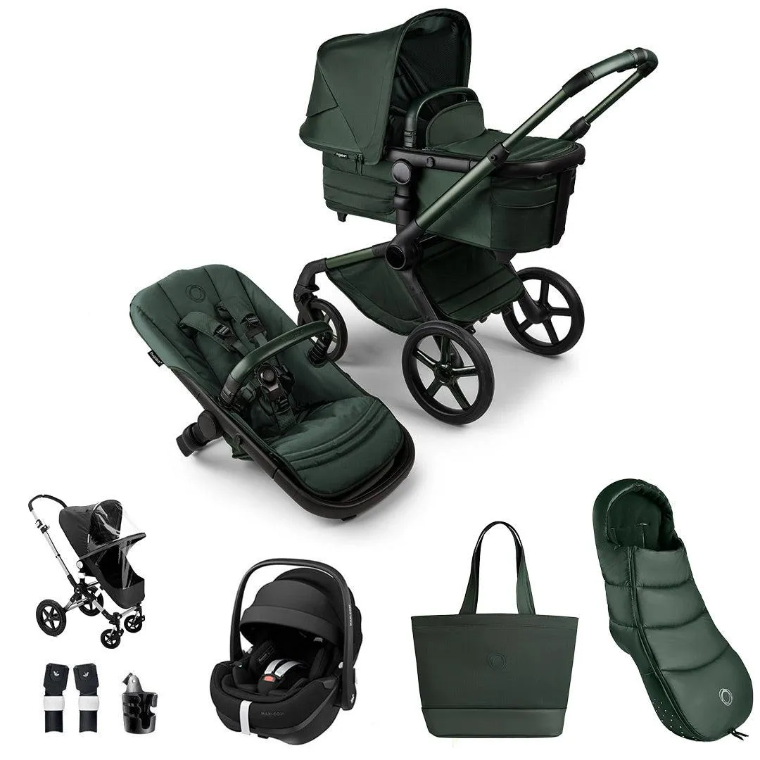 Bugaboo Fox 5 Ultimate Noir Limited Edition   Pebble 360 Pro 2 Travel System