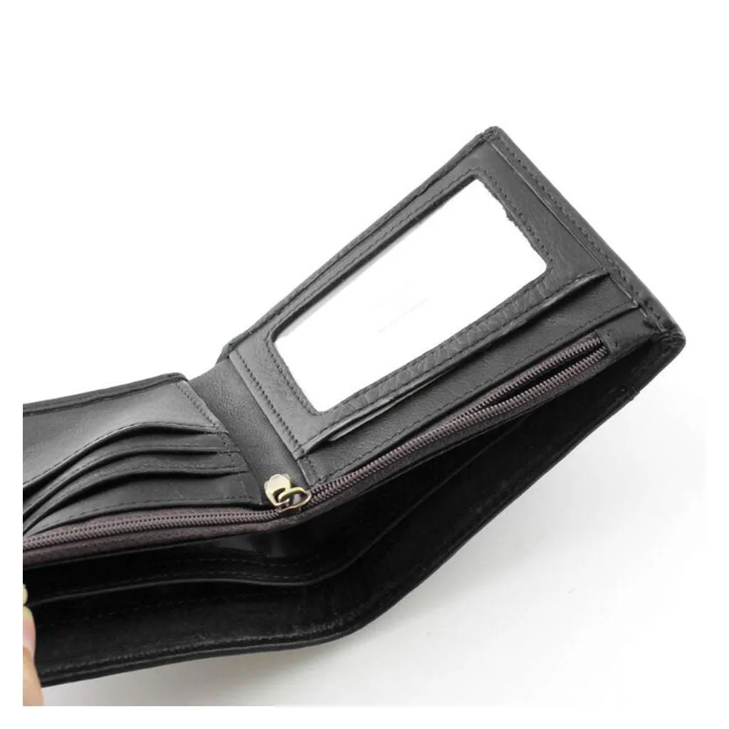 Business Leather Wallet Black WTM207