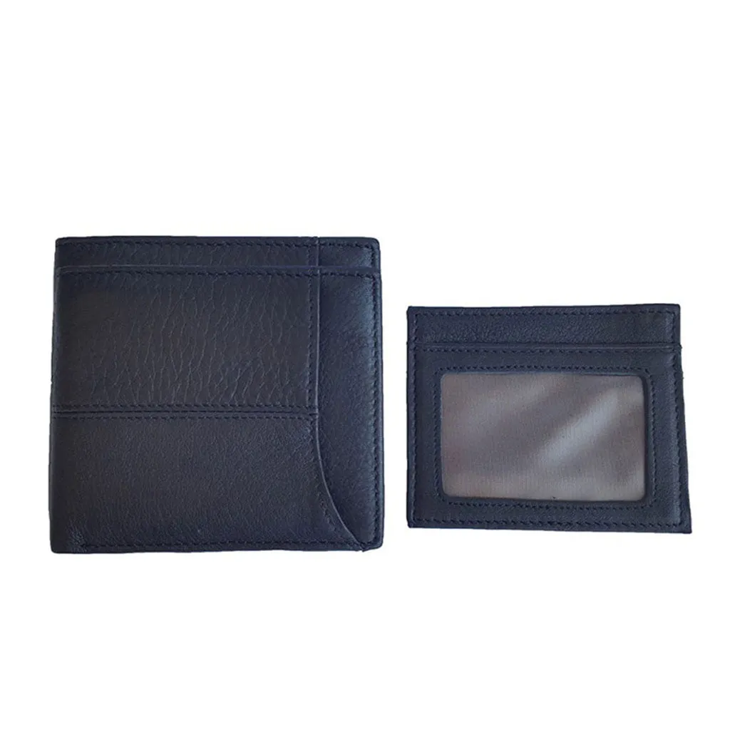 Business Leather Wallet Black WTM207