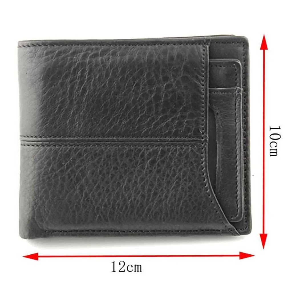 Business Leather Wallet Black WTM207