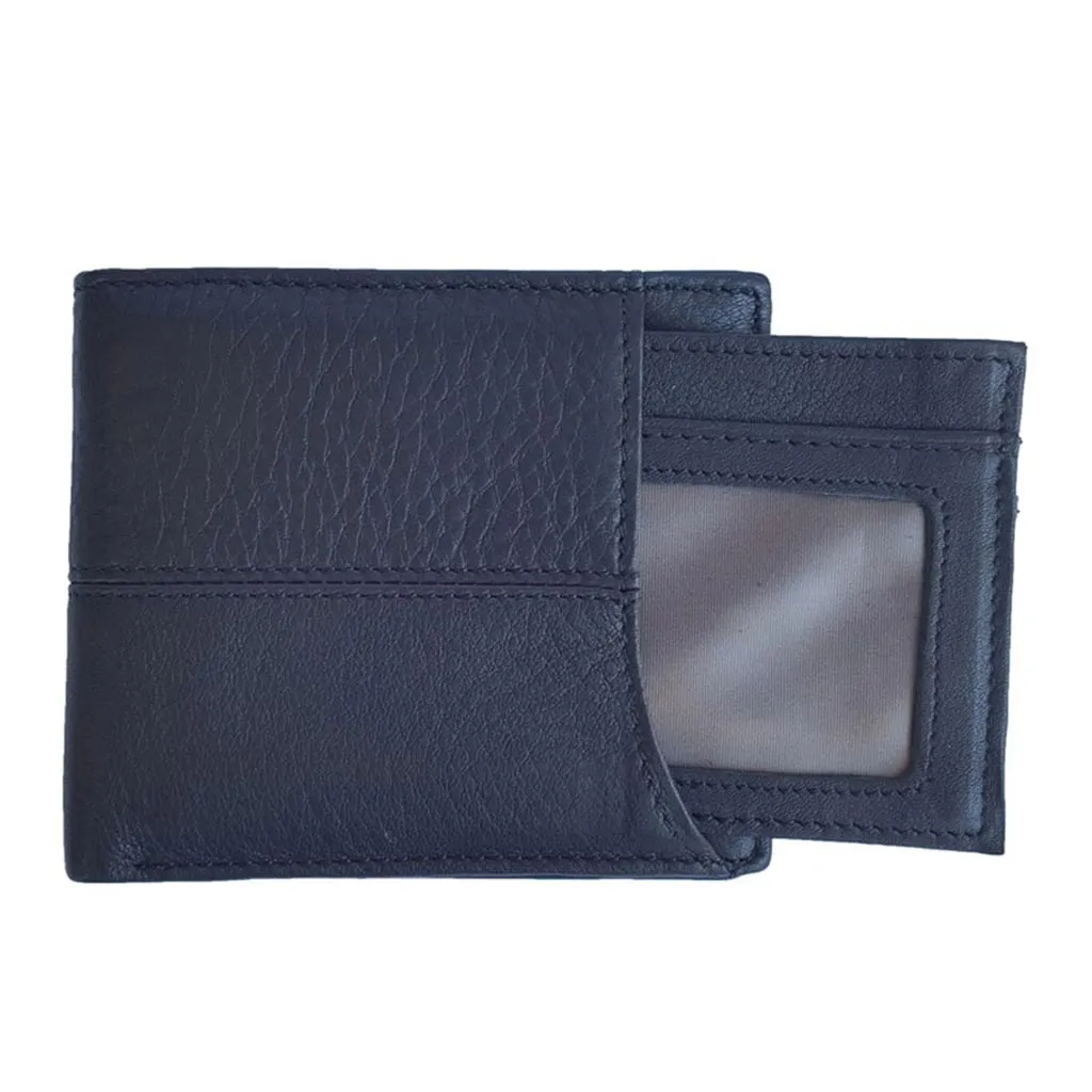 Business Leather Wallet Black WTM207