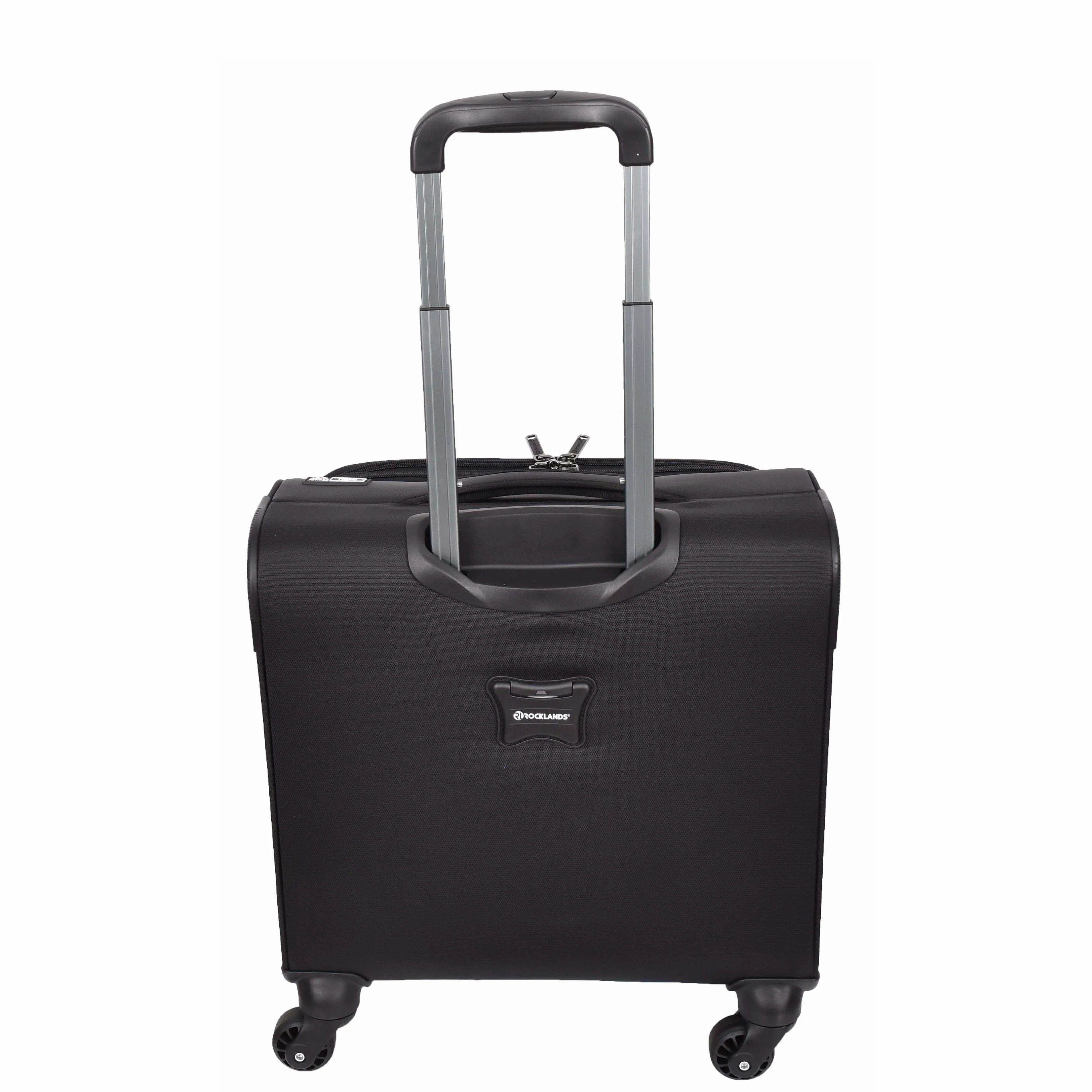 Business Organiser Travel Pilot Case Wheeled Trolley Cabin Bag Chester Black