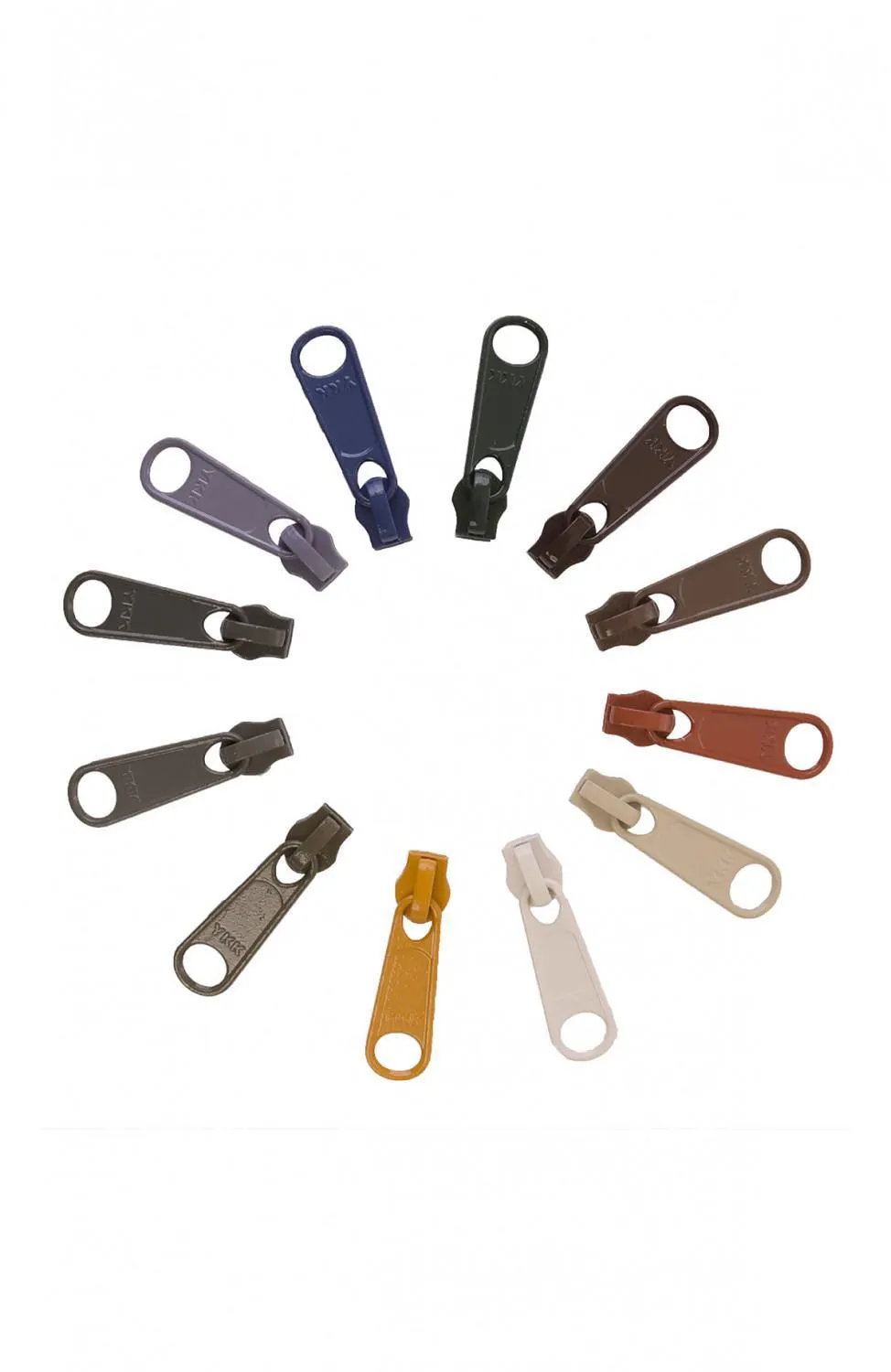 By Annie : 12 Zipper Pulls - Neutral