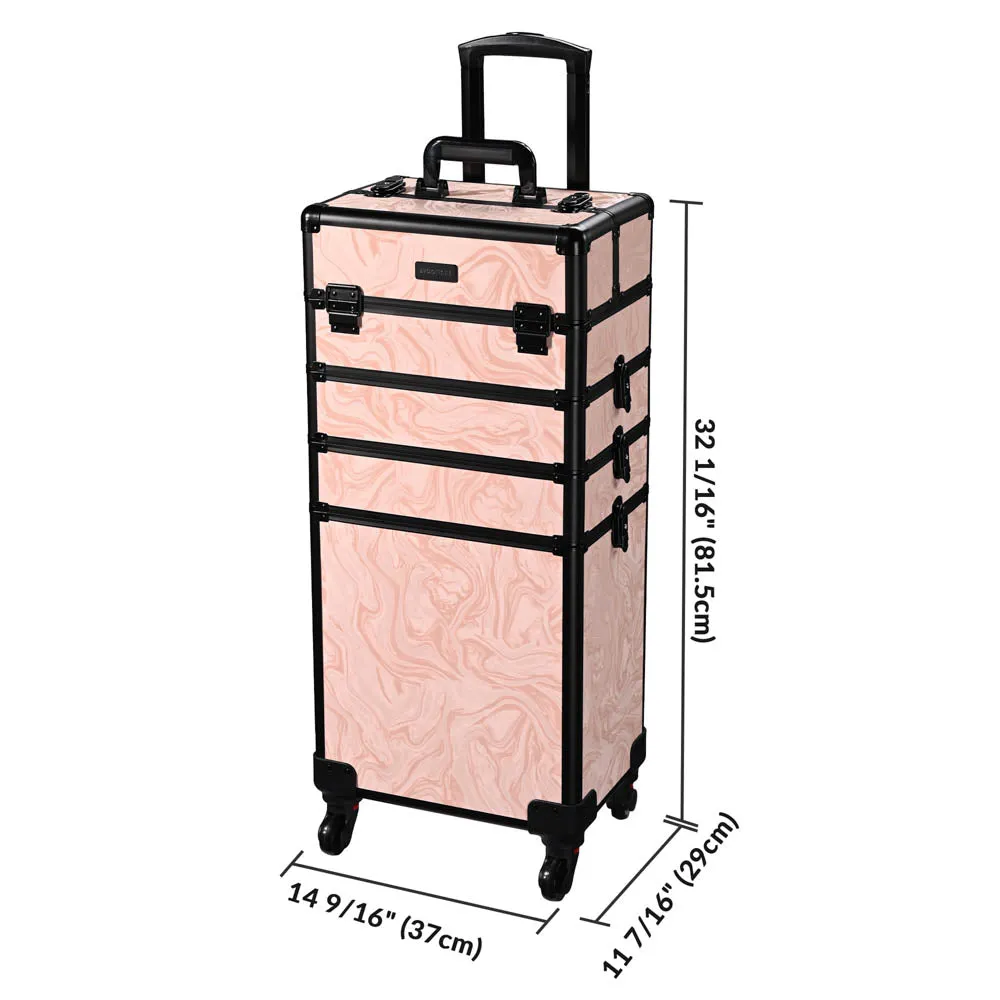 Byootique Rolling Makeup Case CoyoteButtes Artist Travel Case