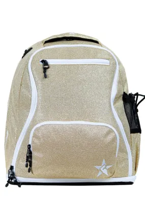 Champagne Rebel Dream Bag with White Zipper