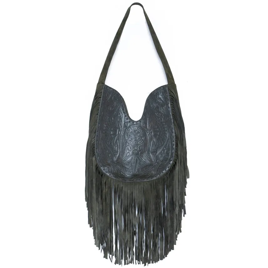 Cleopatra Hobo Shoulder Bag Olive