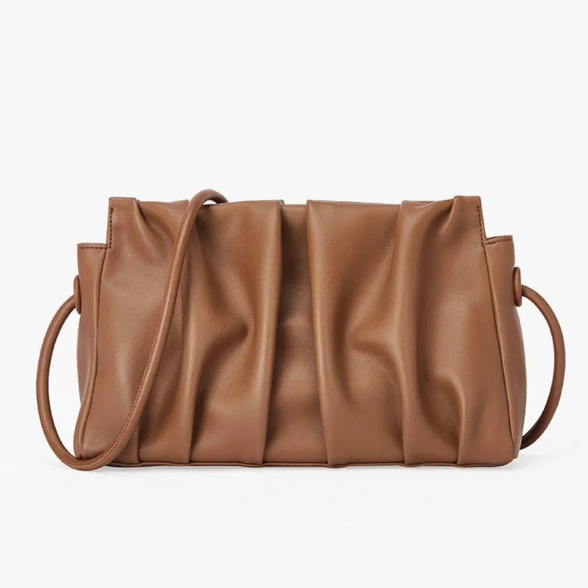 Cloud-Shaped Crossbody Bag With Magnetic-buckle