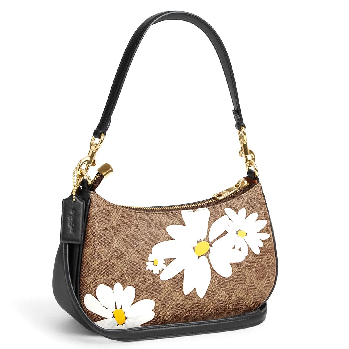 Coach Women's Teri Shoulder Bag In Signature Canvas With Floral Print