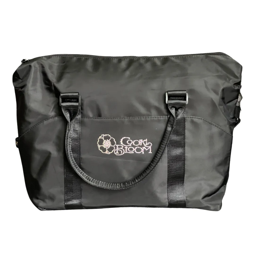 Cooki Bloom Black Logo Travel Bag