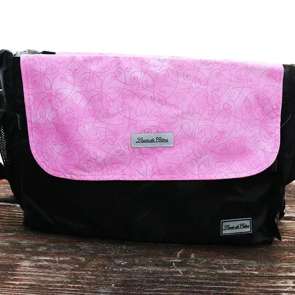 Cooling Pooch Bag Liner - Baby Pink Heart