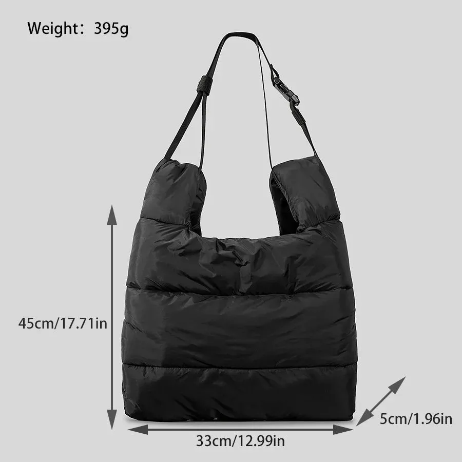 Cori Large Quilted Puffer Shoulder Bags