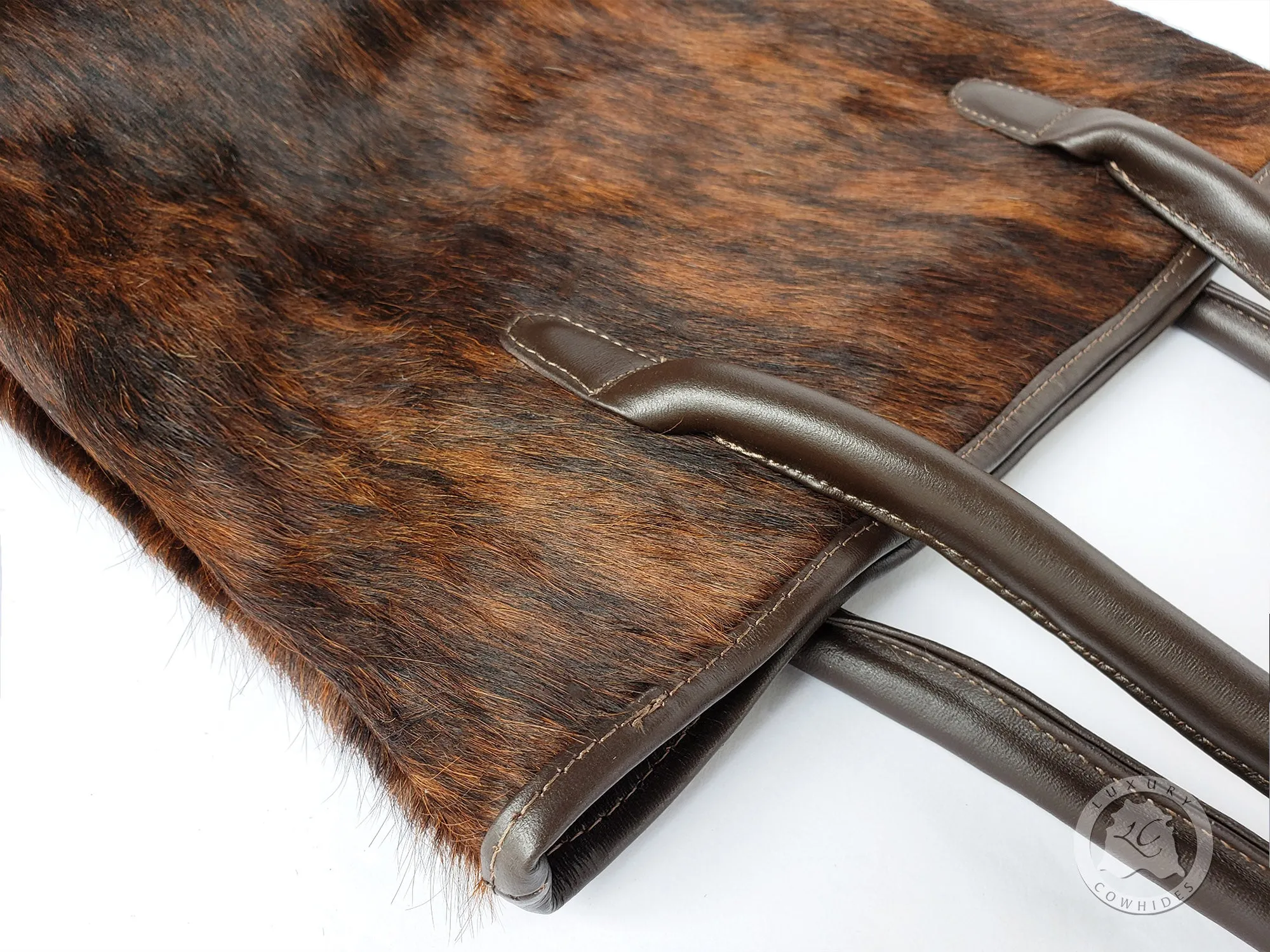 Cowhide Handbag - Brindle