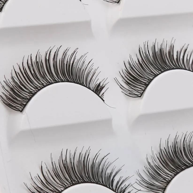 Criss-Cross Natural Blossom Eyelashes (5 pairs)