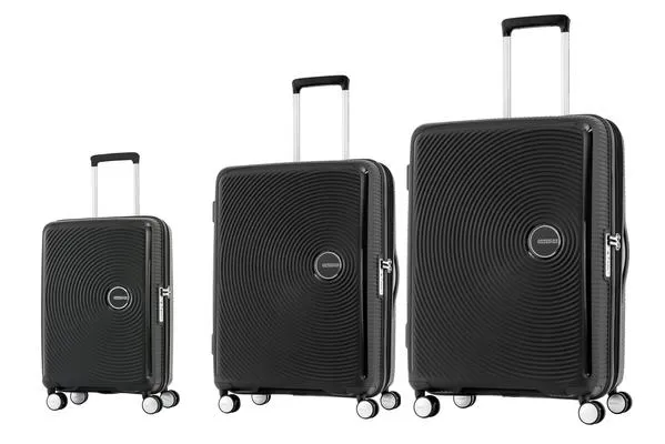 CURIO 3 Pcs Set Hard sided Spinner Luggage