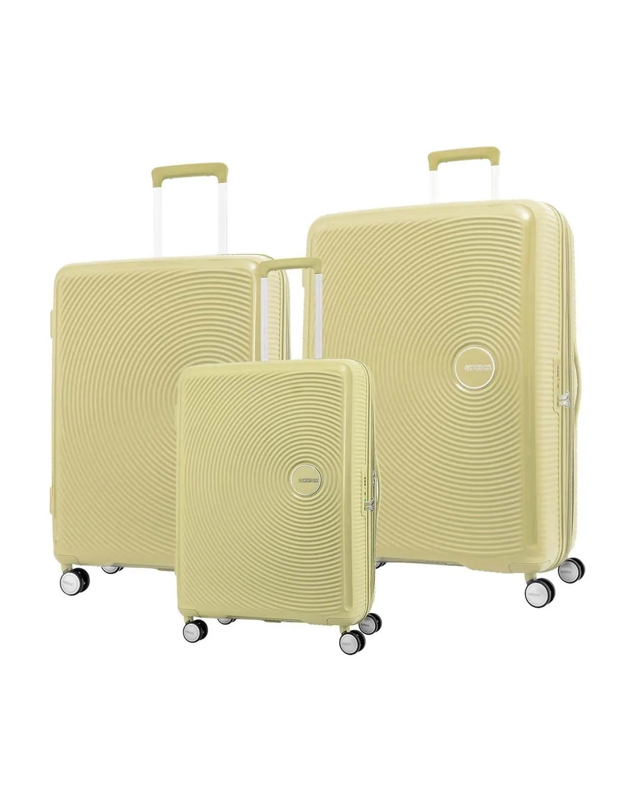 CURIO 3 Pcs Set Hard sided Spinner Luggage