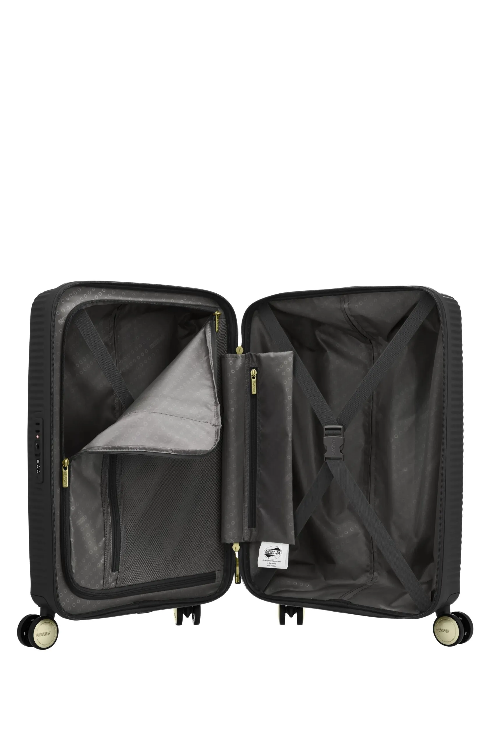 CURIO 3 Pcs Set Hard sided Spinner Luggage