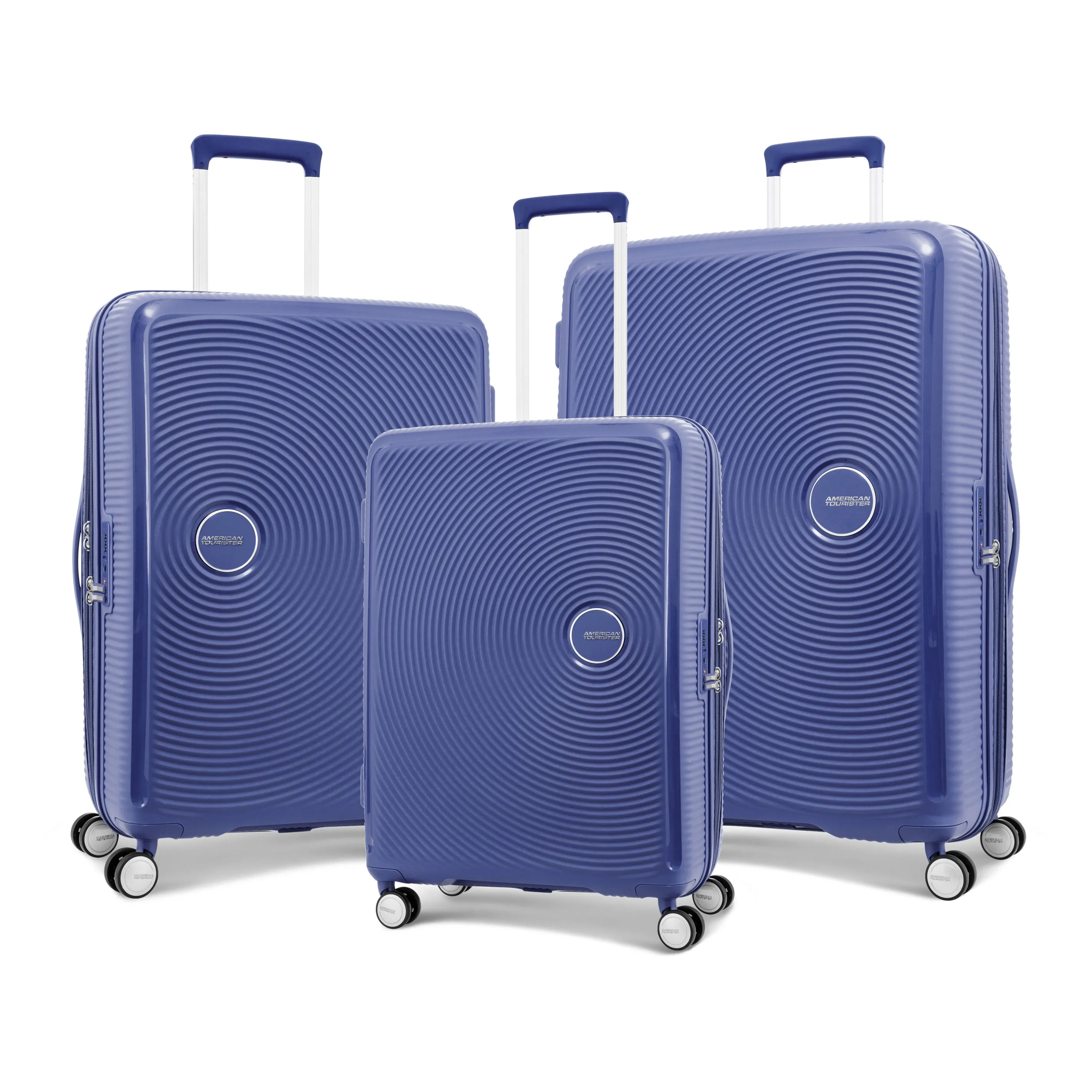 CURIO 3 Pcs Set Hard sided Spinner Luggage