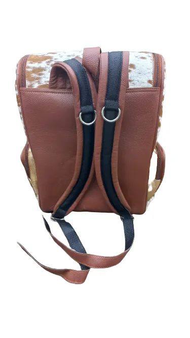 Customize Mommy Backpack Diaper Bags | Brown Leather Baby Travel Bag