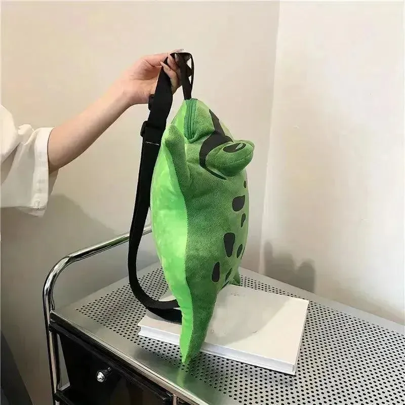 Cute Frog Shaped Novelty Backpack