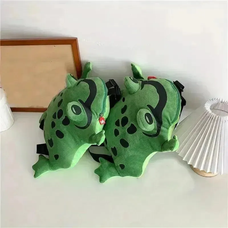 Cute Frog Shaped Novelty Backpack