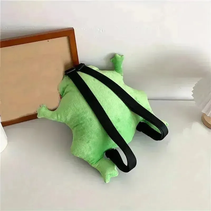 Cute Frog Shaped Novelty Backpack