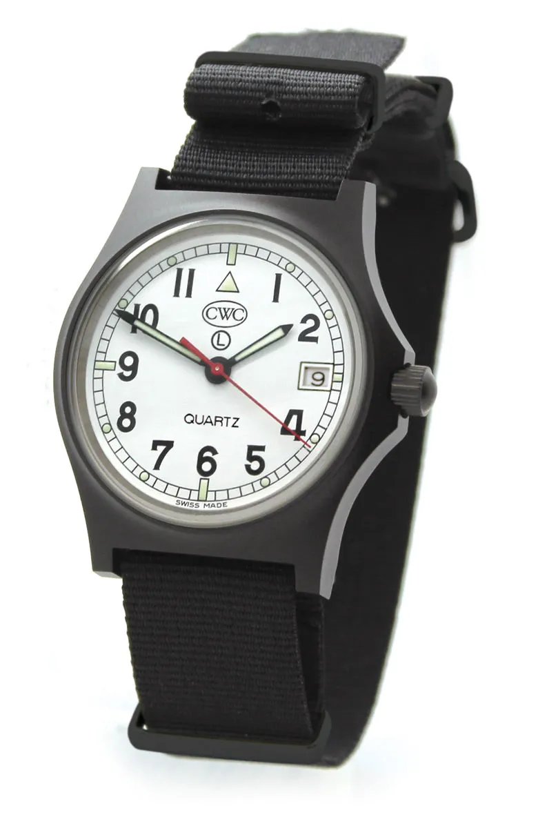 CWC GS SAPPHIRE SUBHUNTER WHITE DIAL BLACK CASE