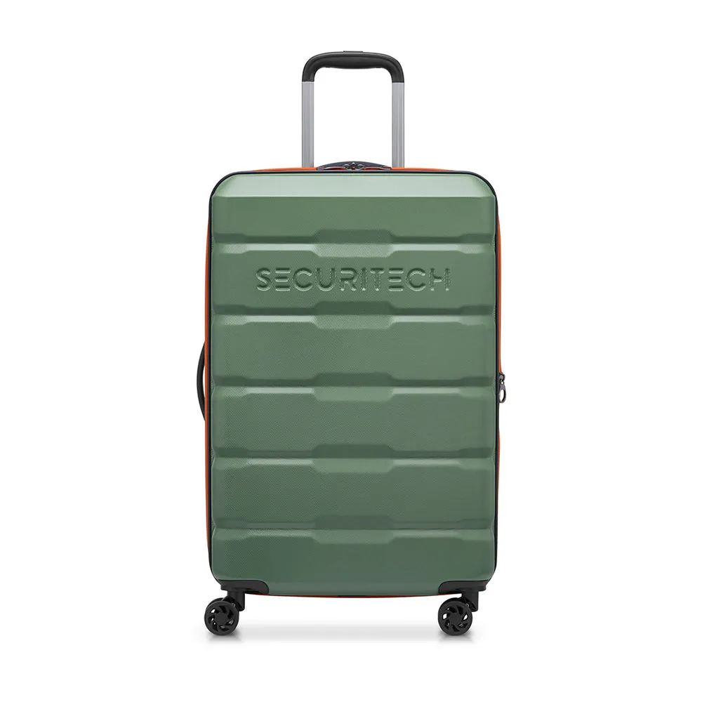 Delsey Paris Securitech® Citadel DY40058 66cm 4 Double Wheels Trolley Case - Green