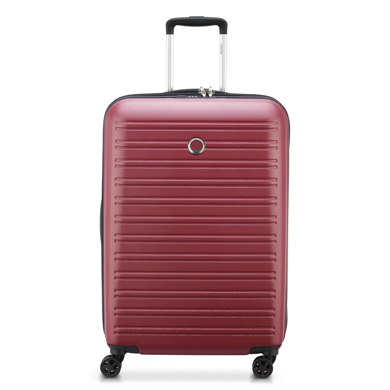 Delsey Segur 2.0 70cm Hardcase 4 Double Wheel Trolley Check-In Luggage Trolley Case Red - 00205882004