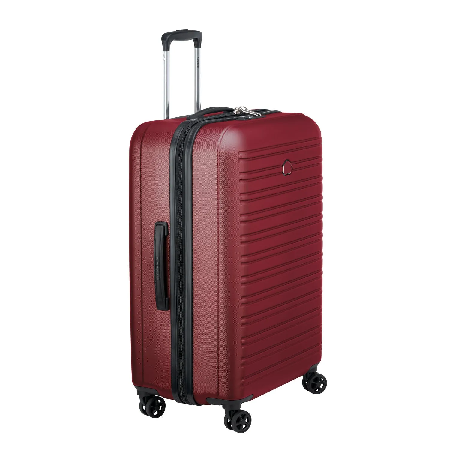 Delsey Segur 2.0 70cm Hardcase 4 Double Wheel Trolley Check-In Luggage Trolley Case Red - 00205882004