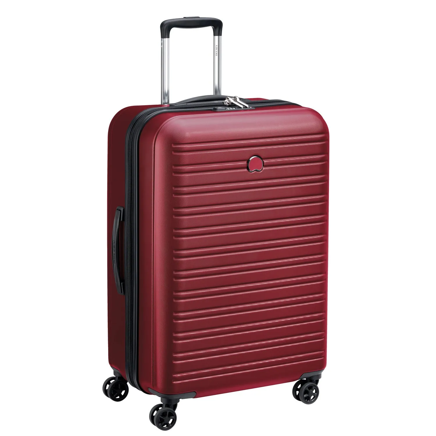 Delsey Segur 2.0 70cm Hardcase 4 Double Wheel Trolley Check-In Luggage Trolley Case Red - 00205882004