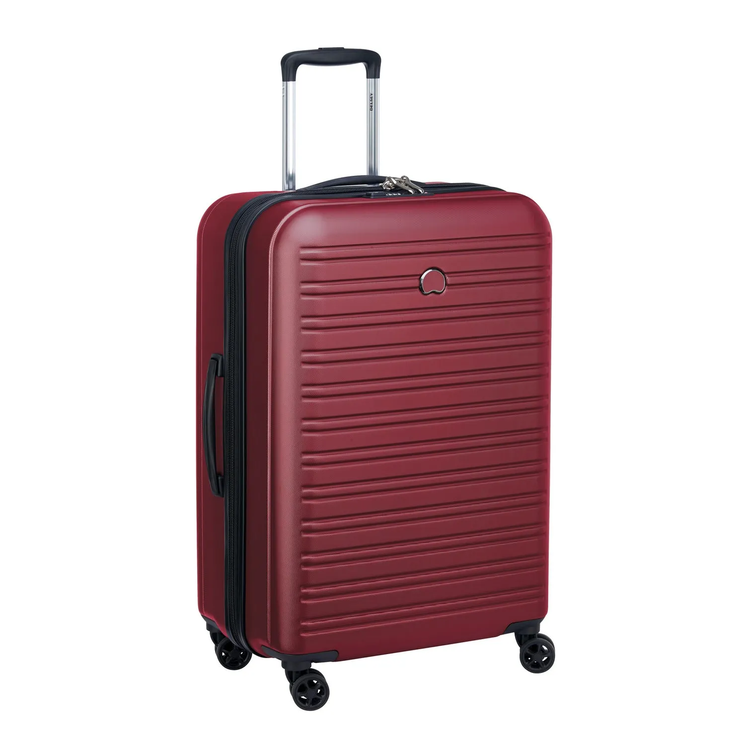 Delsey Segur 2.0 70cm Hardcase 4 Double Wheel Trolley Check-In Luggage Trolley Case Red - 00205882004