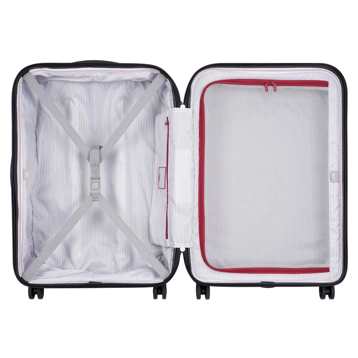 Delsey Segur 2.0 70cm Hardcase 4 Double Wheel Trolley Check-In Luggage Trolley Case Red - 00205882004