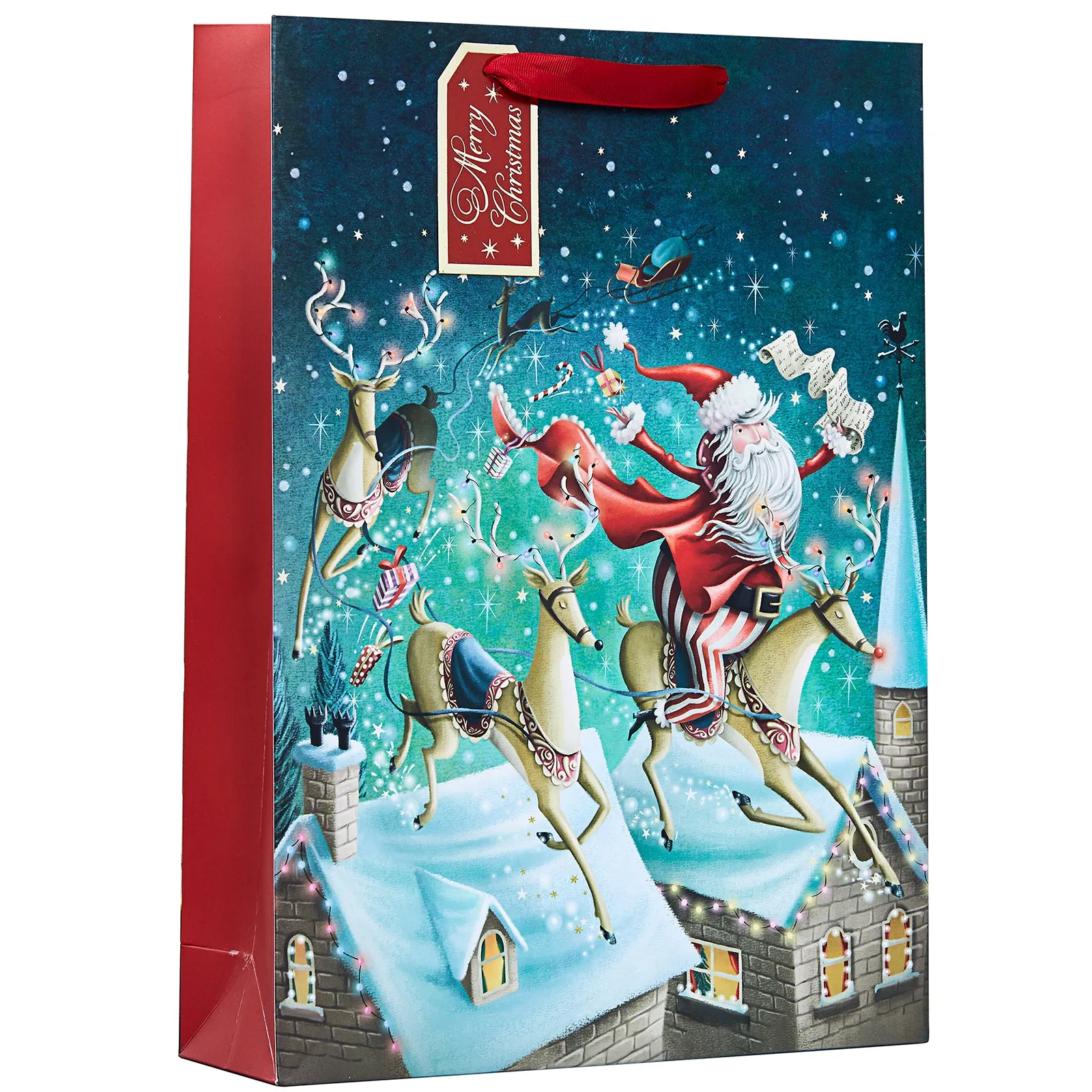 Design By Violet Christmas Eve XL Gift Bag