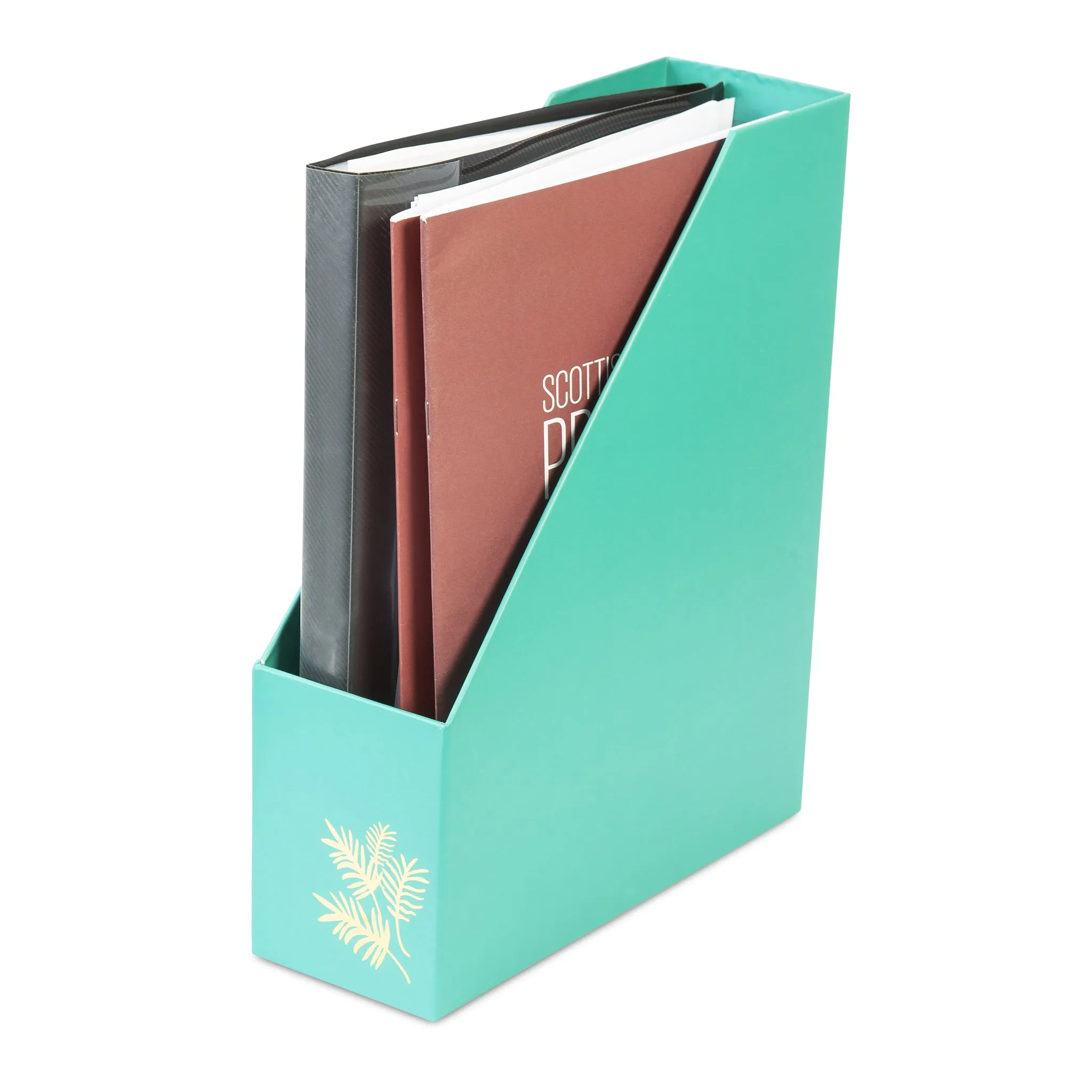 Desk Organiser Set - Teal - 4 Pcs