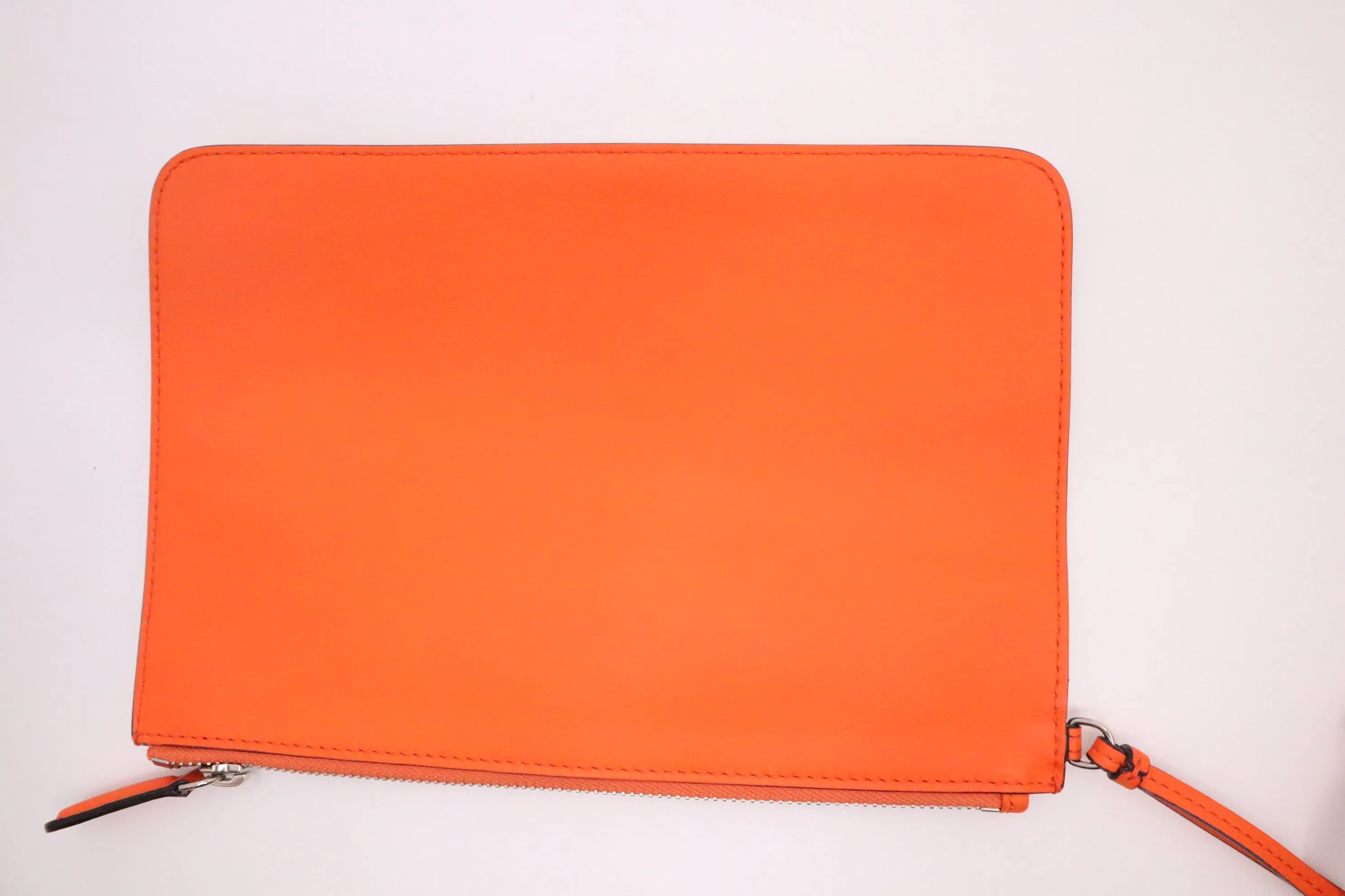 Dior Diorissimo 2-Way Bag in Orange Leather