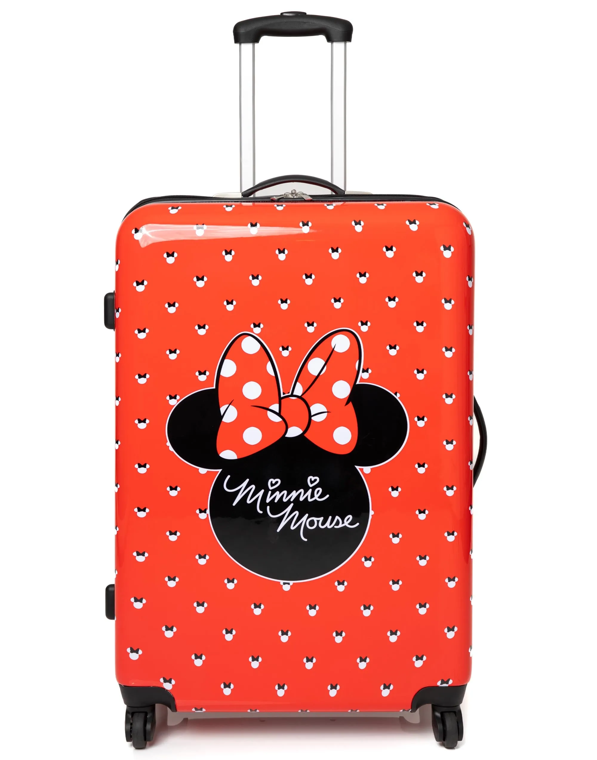 Disney Minnie Mouse Womens Red Large Suitcase