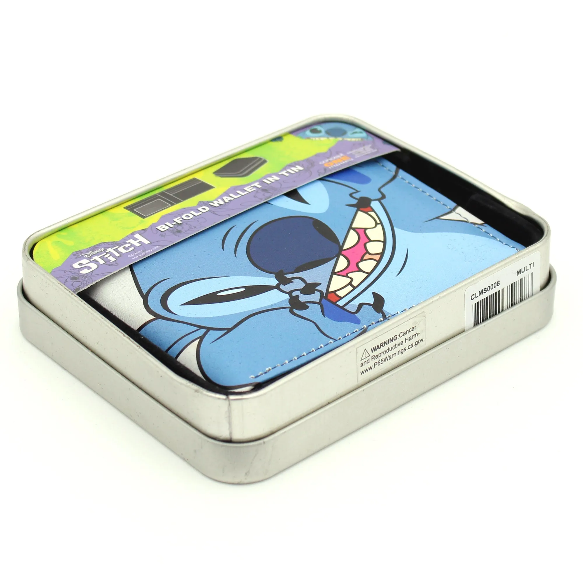 Disney Stitch Chill N Relax Bi-Fold Wallet with Gift Tin