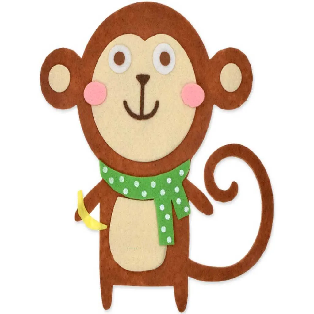 Diy Felt-Fun Character Kit Monkey