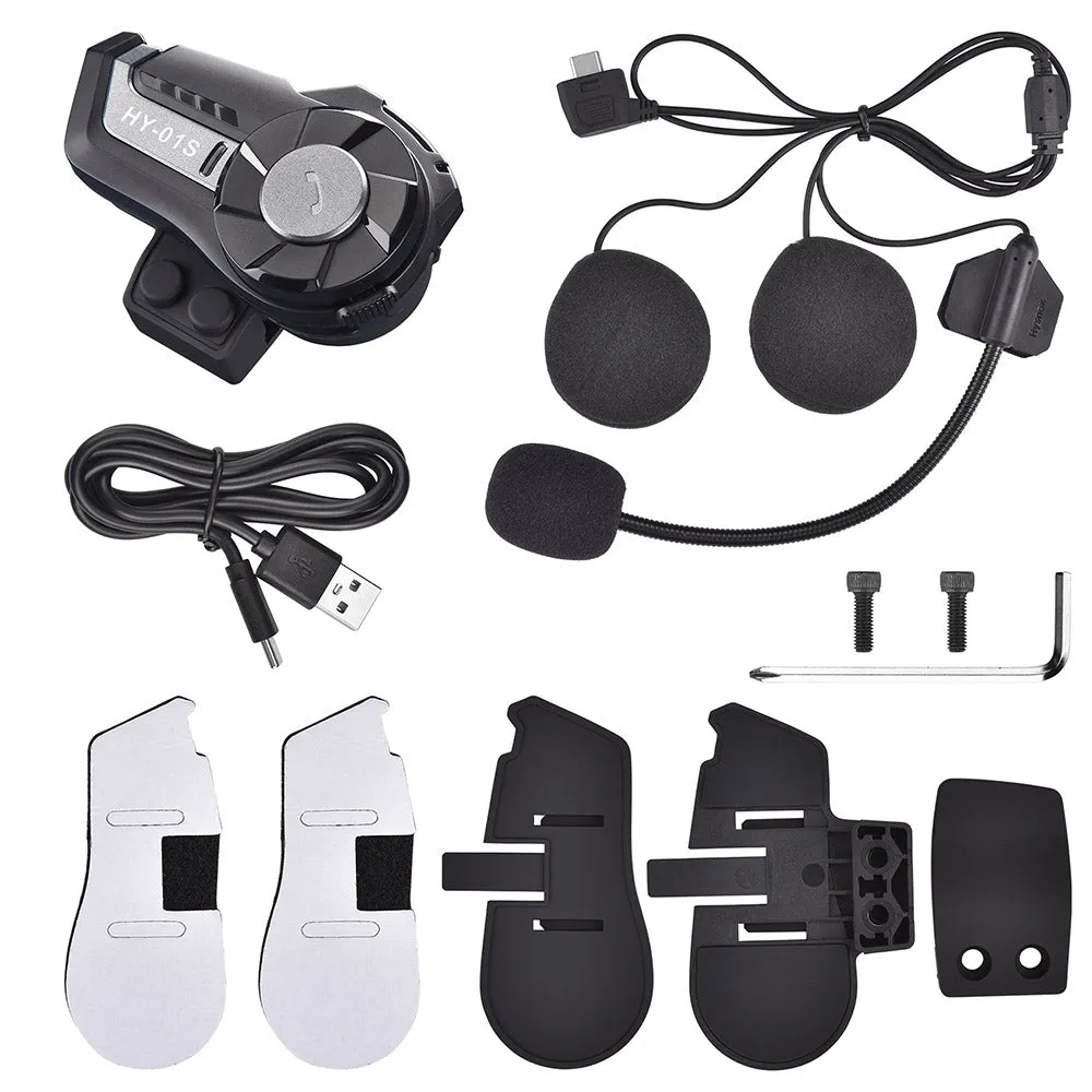 DOT Full Face Bluetooth Motorcycle Helmet Headset Matte