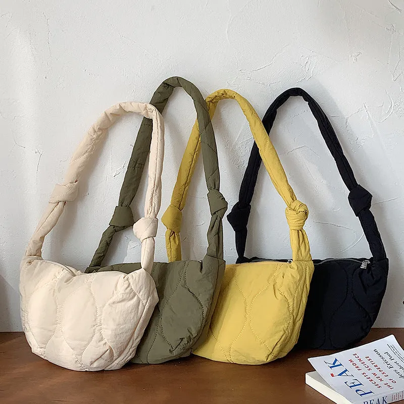 Down Cotton Dumpling Bag Crossbody Bag