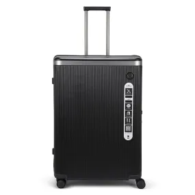 Echolac Dynasty 76.5cm Hardcase Non-Expandable 4 Double Wheel Check-In Luggage Trolley Vulcan Grey - PC142 28 VULCAN GREY