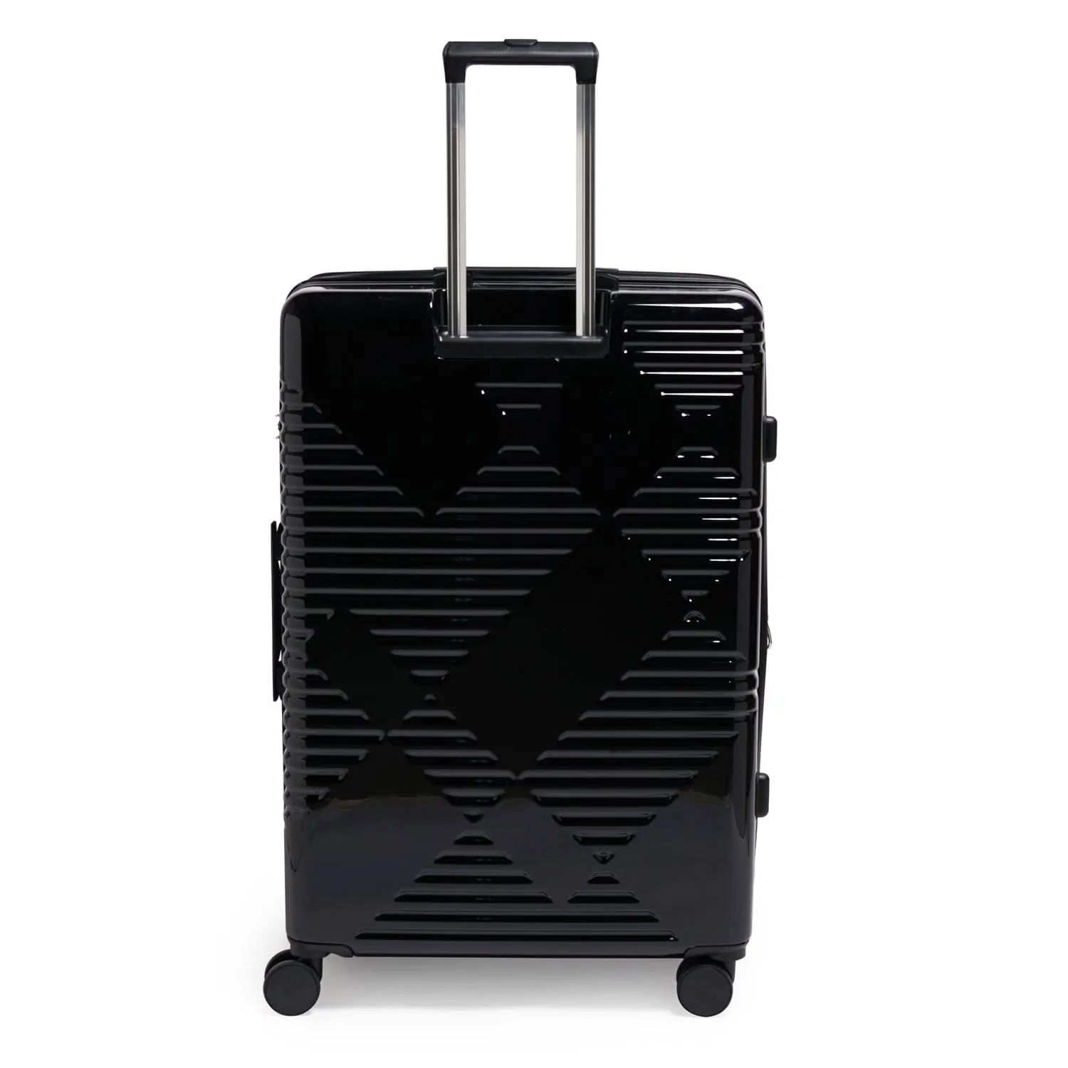 Echolac Extravagant 82cm Hardcase Expandable 4 Double Wheel Check-In Luggage Trolley Black - CTH0062 S- 32 BLACK