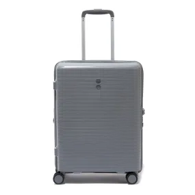 Echolac Forza 55cm Hardcase Expandable 4 Double Wheel Cabin Luggage Trolley Gray - PW005 20 Arctic Grey