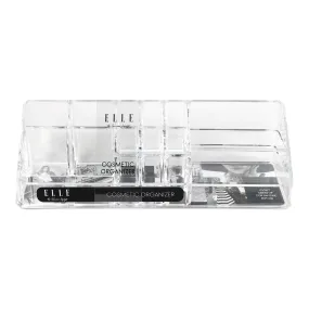 Elle Clear Cosmetic Organizer Multi Compartment