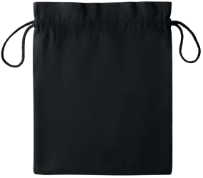 Essential medium colored cotton drawstring bag