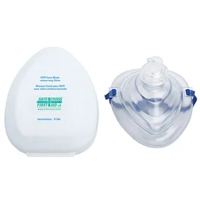 Face Mask - Safecross CPR Face Mask, w/One-Way Valve, In Plastic Case, 17746