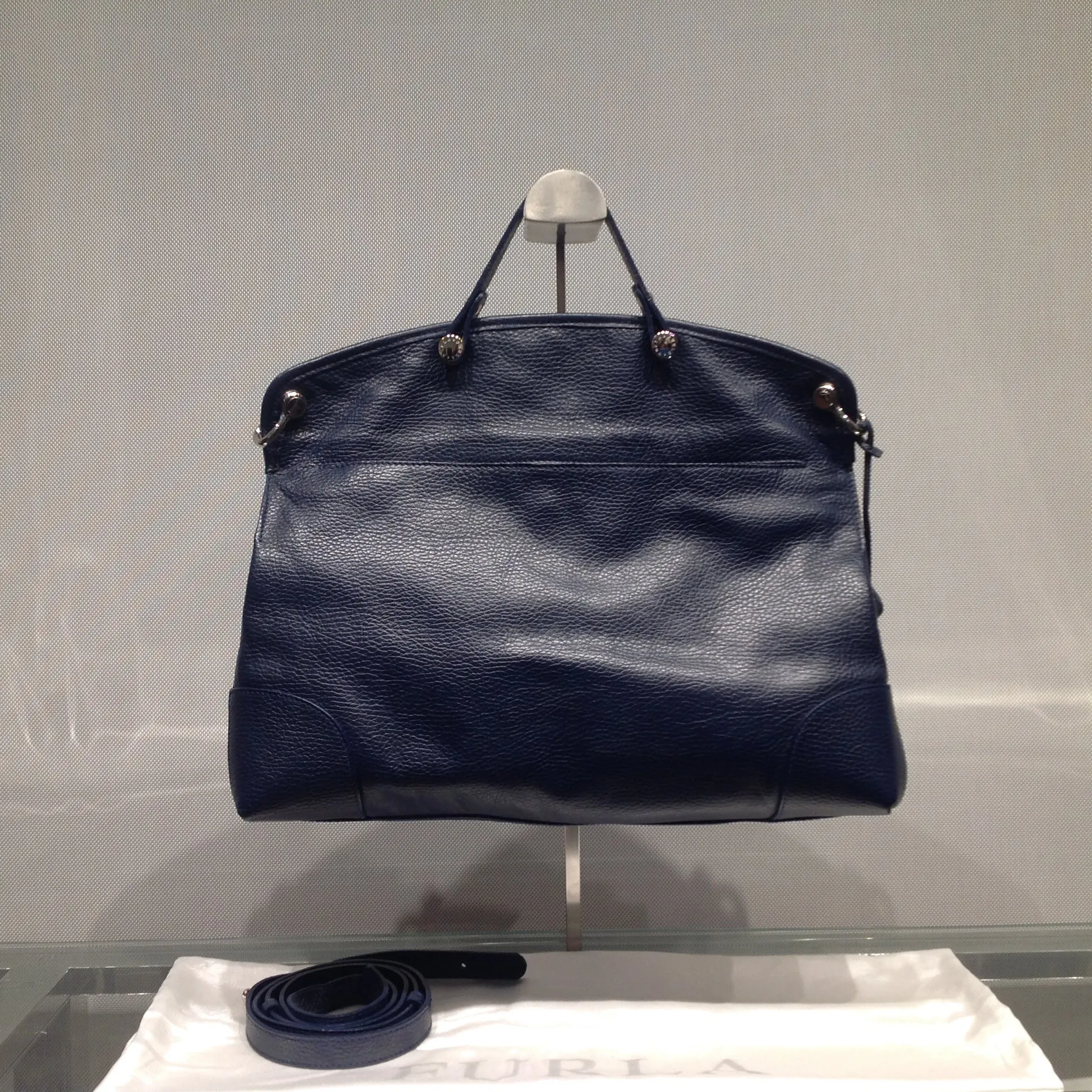 FURLA Leather Top Handle/ Crossbody Bag