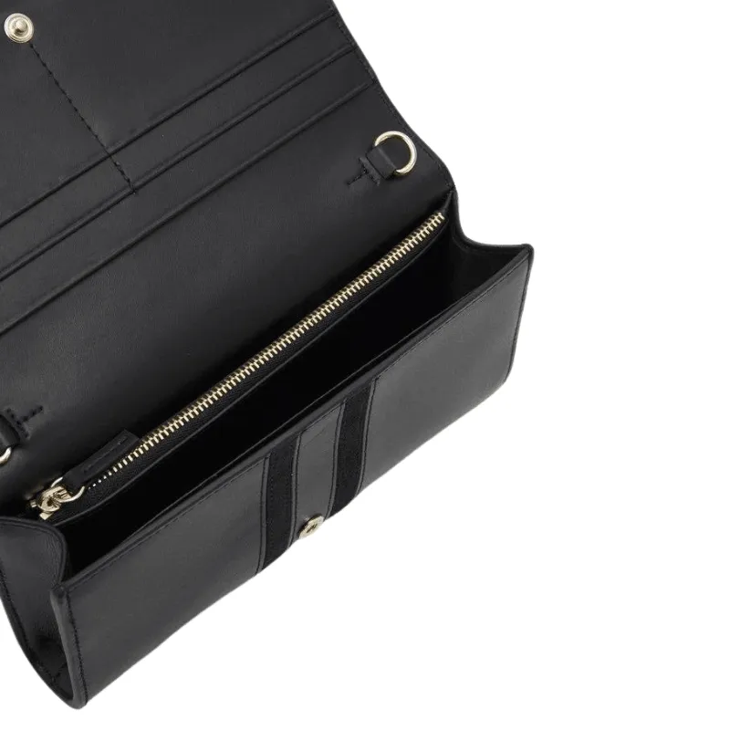 Furla Sirena Chain Wallet - Nero