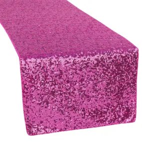 Glitz Sequin Table Runner - Fuchsia