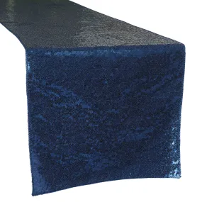 Glitz Sequin Table Runner - Navy Blue (New Tone)